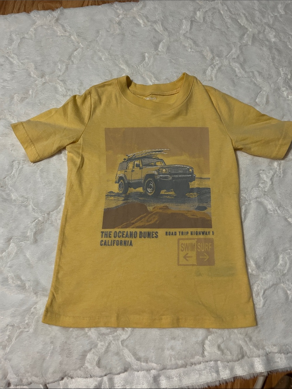 Carter's Yellow Surf Truck Graphic Tee
